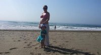 27 weeks beach bump.jpg