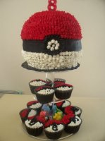 bens pokeball cake and cupcakes.jpg