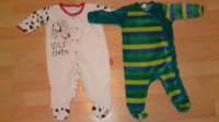 2 x sleep suits, dalmation and green stripe.jpg