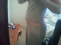 my bump at 6 weeks.jpg