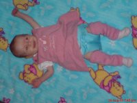 daisy with knitted legs.JPG