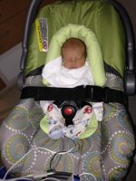 9 days old car seat test in hospital.jpg