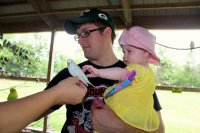 day 5 - annika petting a bird.jpg